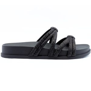 Papete Zaxy Pose Nó Glitter Feminino Preto