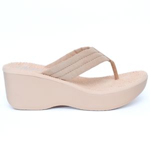 Tamanco Dijean Plataforma Feminino Bege