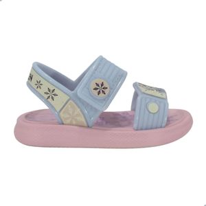 Sandália Flats Grendene Kids Frozen Infantil Menina Azul