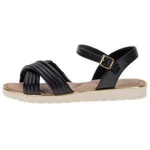 Sandália Flats Modare Trançado Preto Feminino