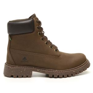 Bota Militar Macboot Cano Alto Lauryn Feminino Marrom