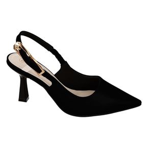 Scarpin Aberto Bebecê Feminino Preto