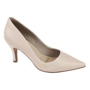 Sapato Scarpin Bebecê Feminino Bege