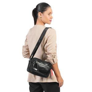 Bolsa Transversal Mickey Gash Preta