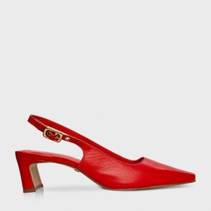 Scarpin Slingback Carrano Feminino Vermelho