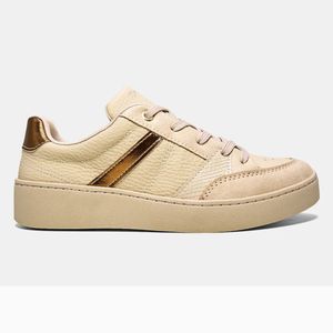 Tênis Casual Ramarim Básico Feminino Bege