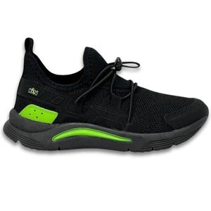 Tênis Infantil Klin New Sport Kids Menino Preto e Verde