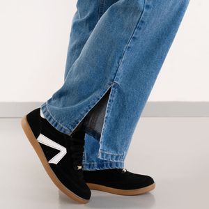 Tênis Vizzano Clássico Nobuckado Feminino Preto