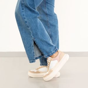 Tênis Done Head Casual Feminino Creme