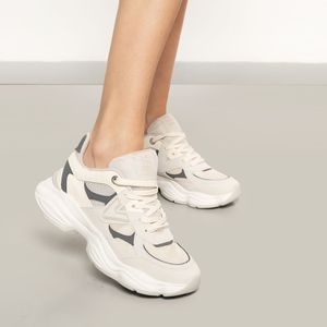 Tênis Via Marte Mesh Sport Feminino Creme