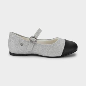 Sapatilha Infantil Bibi Ballerina Kids Prata