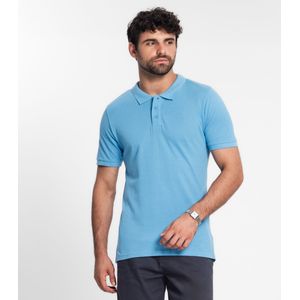 Camisa Polo Em Piquet Diametro Masculino Azul