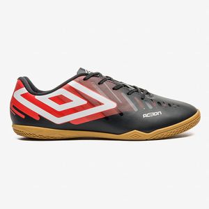 Chuteira Futsal Umbro Action Masculino Preto