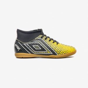 Chuteira Futsal Umbro Mutant Jr Menino Verde e Preto