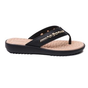 Chinelo Preto Azaleia Conforto Feminino