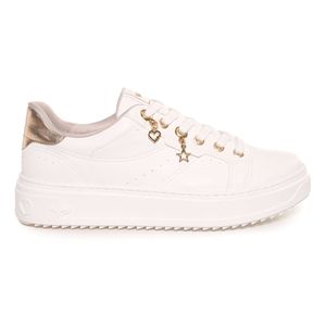 Tênis Feminino Casual Pingente Via Marte Branco