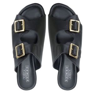 Chinelo Feminino Sense Joy Preto