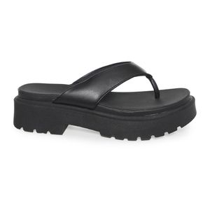 Chinelo Preto Pelica Vizzano Tratorado Feminino