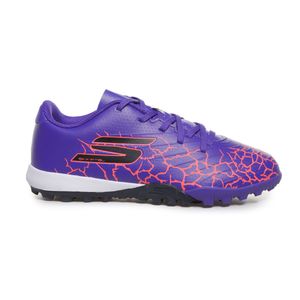 Chuteira Skechers Jr Youth Juvenil Roxa