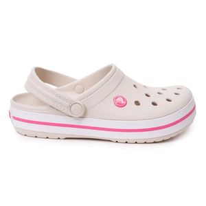 Babuche Crocs Crocband Feminina Bege